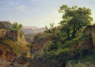 Une Vallée près de Sorrente, 1854 - Louis Gurlitt